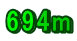 694m